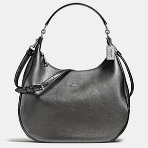 COACH east west harley hobo pebble leather bag purse